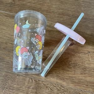 Only 2 Left! LITTLE TWIN STARS-NWT Tumbler With Lid/Straw